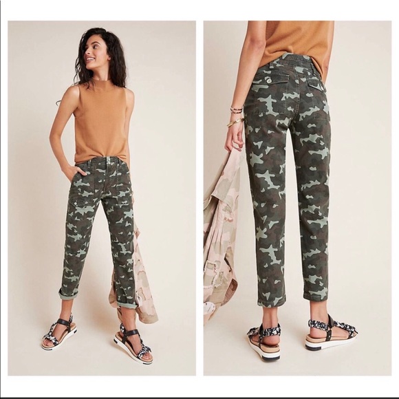 Anthropologie Pants - NWT Anthropologie camo pants, size 28.